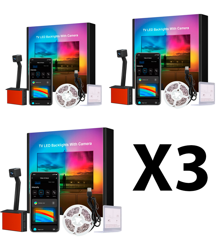 LUCES INTELIGENTES PARA TV, CON SENSOR