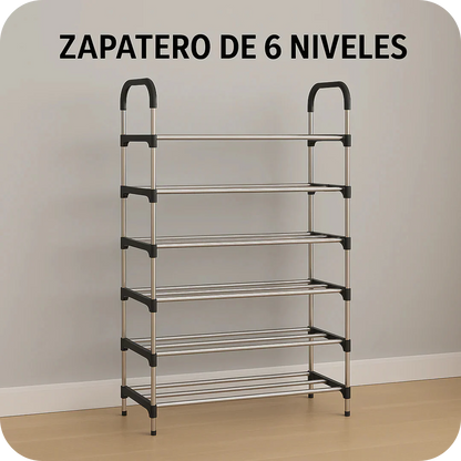 ZAPATERO METALICO 6 NIVELES