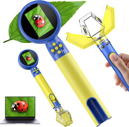 MICROSCOPIO DIGITAL PARA NIÑOS + ATRAPA INSECTOS