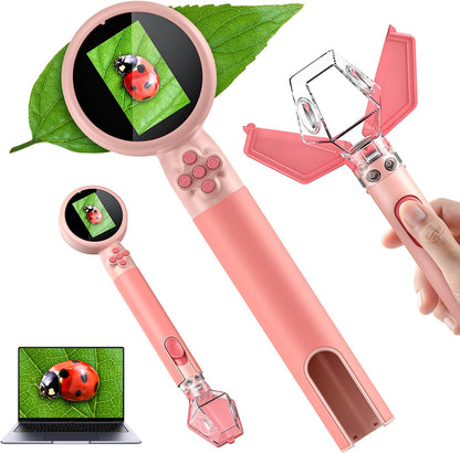 MICROSCOPIO DIGITAL PARA NIÑOS + ATRAPA INSECTOS