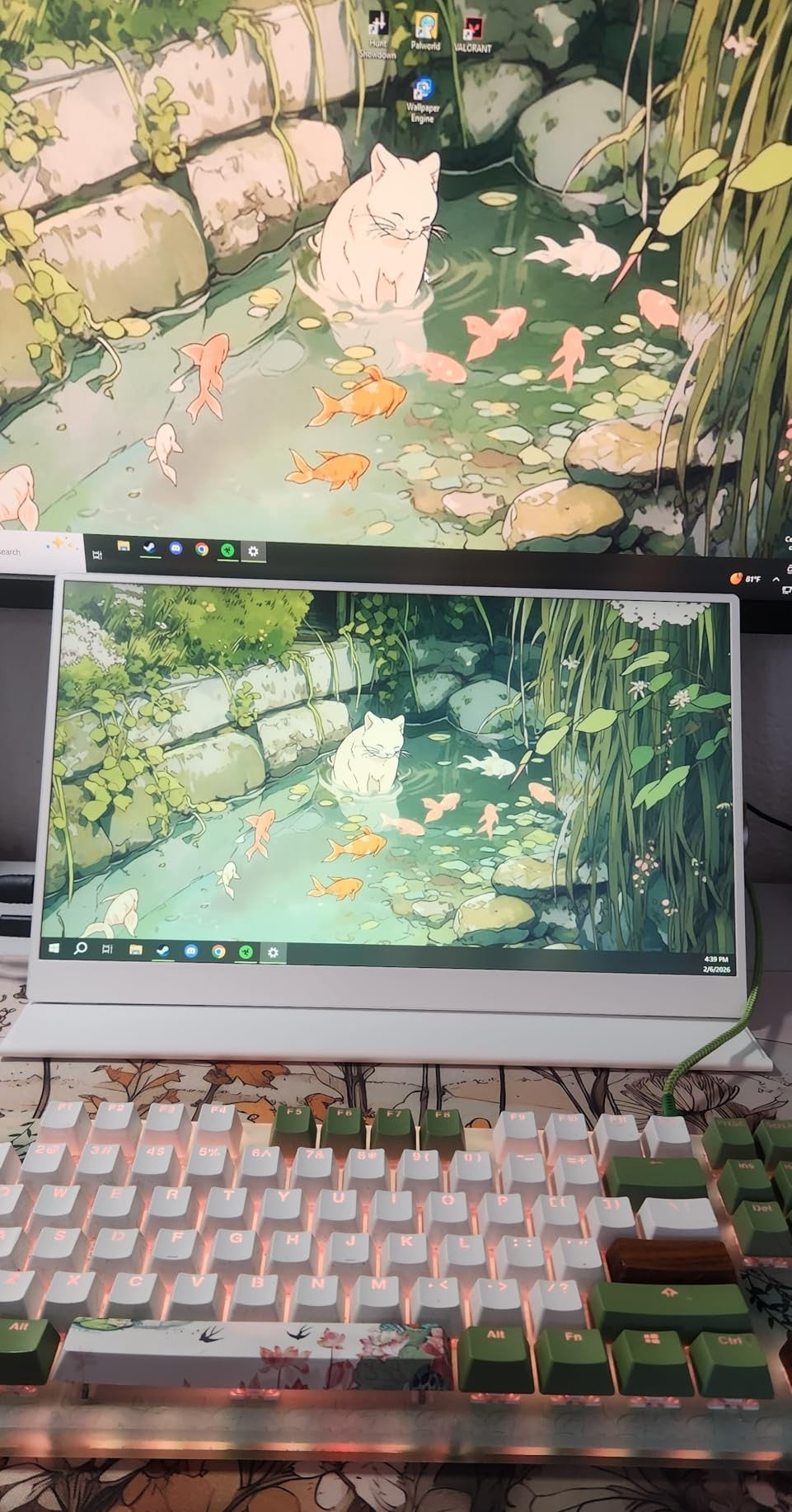 MONITOR PORTATIL 1.6"  BLANCO
