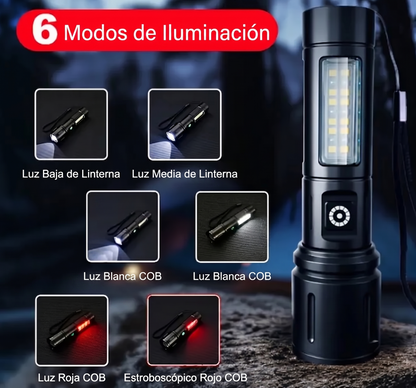 LINTERNA TÁCTICA ULTRA EMERGENCIAS NIVEL 6