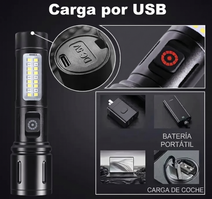 LINTERNA TÁCTICA ULTRA EMERGENCIAS NIVEL 6