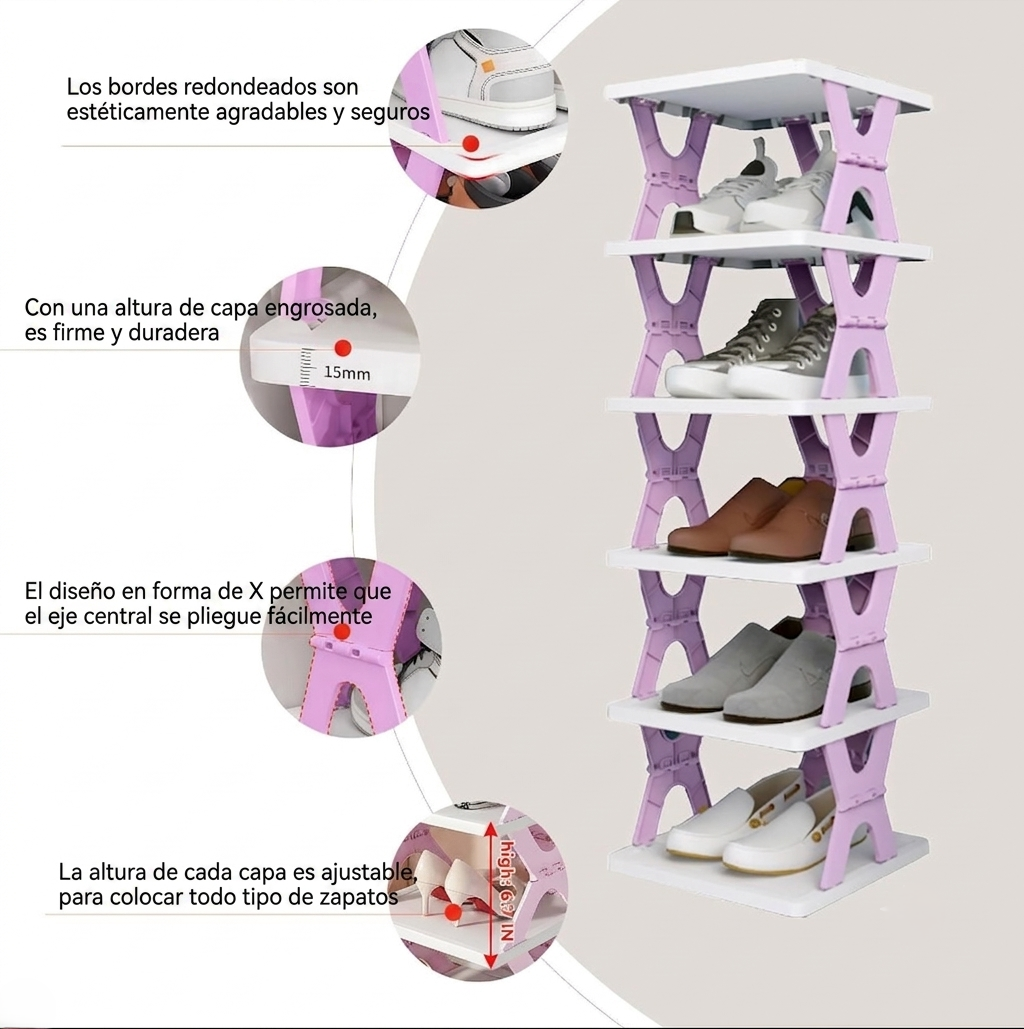 ZAPATERO 6 NIVELES PLEGABLE
