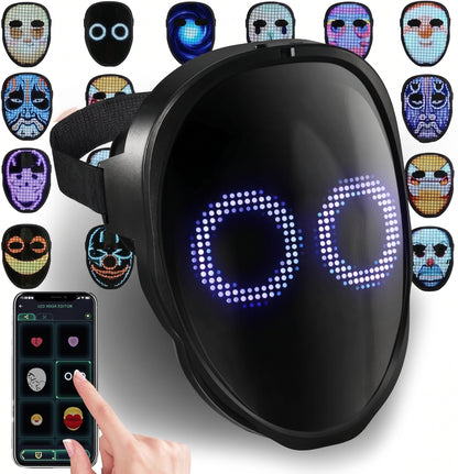 MASCARAS LED BLUETOOTH
